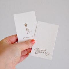 Coffret de Cartes Thank You Letterpress