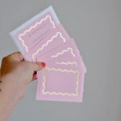 Etiquettes de Luxe Or + Rose