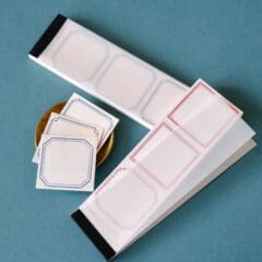 Label-book Letterpress Cadre Classique