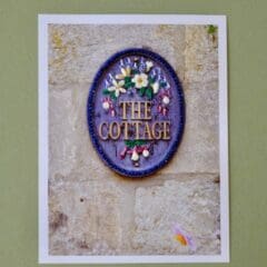 Photographies Brodées - The Cottage