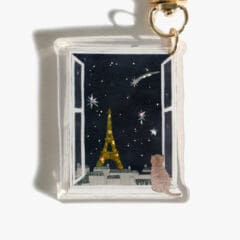 Porte-Clés Holographique Tour Eiffel