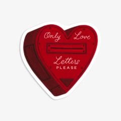 Sticker Only Love Letters