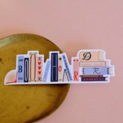 Sticker Etagère de Livres