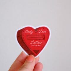 Sticker Only Love Letters