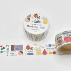 Masking Tape Gold Flake Infused Fruits