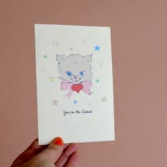 Carte Scintillante The Cutest Kitten