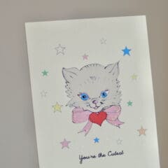 Carte Scintillante The Cutest Kitten