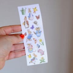 Planche de Mini Stickers Peter Rabbit