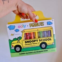 Snoopy School Bus - Travel Kit de Coloriage