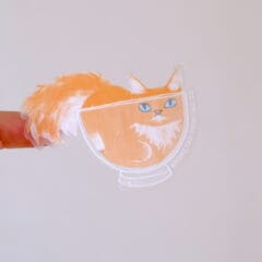 Sticker Bowl Cat