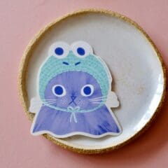 Sticker Chat-Grenouille