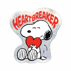 Sticker Holo Heartbreaker Snoopy