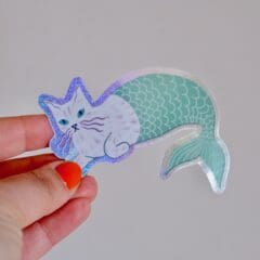 Sticker Mermaid Cat