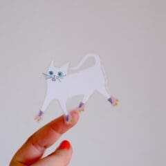 Sticker Roller Cat