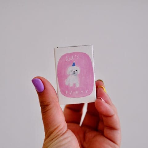 Allumettes Let's Party Dog