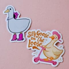 Sticker Silly Goose