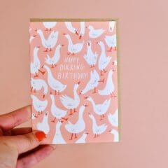 Carte Happy Birthday Oies