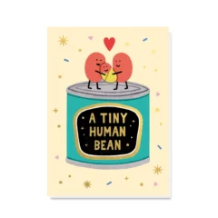 Carte de Naissance A Tiny Human Bean