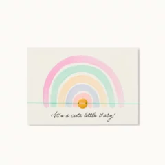 Carte Naissance Bracelet Arc En Ciel