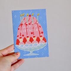 Carte Happy Birthday Trifle Cake