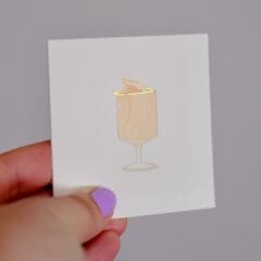 Carte Scintillante Cocktail Paloma