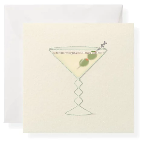 Carte Scintillante Cocktail Dirty Martini