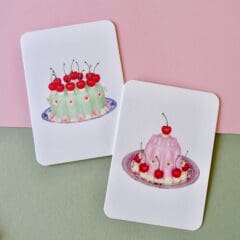 Carte Blanc-Manger Pétales de Roses