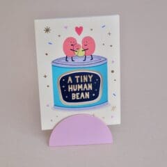 Carte de Naissance A Tiny Human Bean