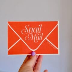 Carte Postale Snail Mail