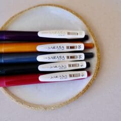 Stylo Gel Sarasa Clip Vintage Colors