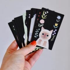Set Mini Cartes Black Cat