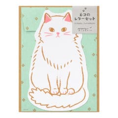 Set de Correspondance Chat Blanc