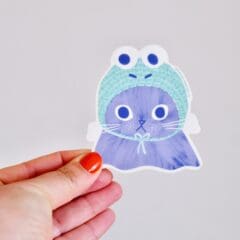 Sticker Chat-Grenouille