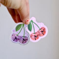 Sticker Cerise Disco Rouge