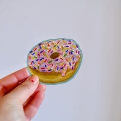 Sticker Donut Scintillant