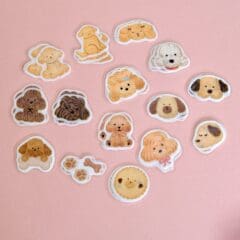 Stickers Flocons Fuwafuwa Animals - Meringue Dog