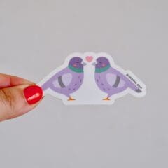 Sticker Pigeon Love