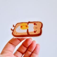Sticker Sunny Side Up Toast