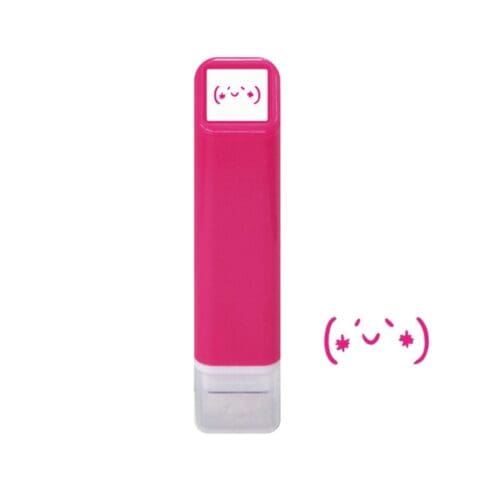 Tampon Pré-Encré Smiley Petites Joues Roses