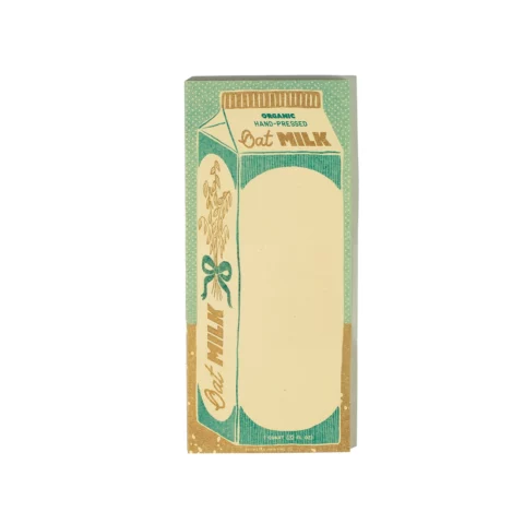 Bloc Notes Brique de Lait Avoine