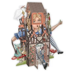Carte Pop Up - Alice dans le Terrier