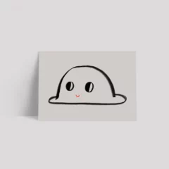 Carte Postale Little Ghost