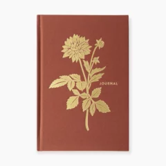 Journal Toilé en Lin - Dahlia d'Or
