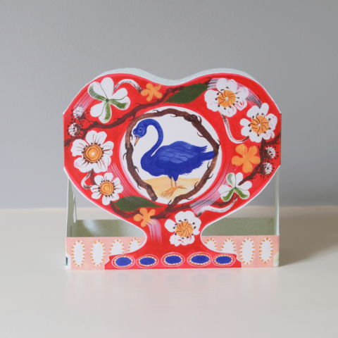 Carte Vase Swan & Thorn