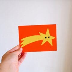 Carte Postale Etoile Filante