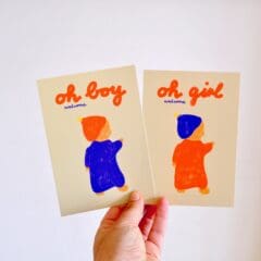 Carte Postale Oh Boy / Oh Girl