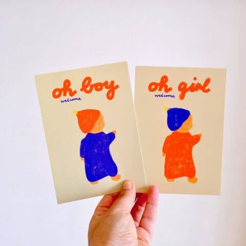 Carte Postale Oh Boy / Oh Girl