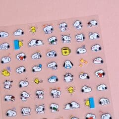 Planche de Mini Stickers Snoopy