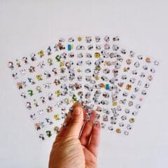 Planche de Mini Stickers Snoopy
