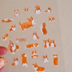 Planche de Stickers Corgi